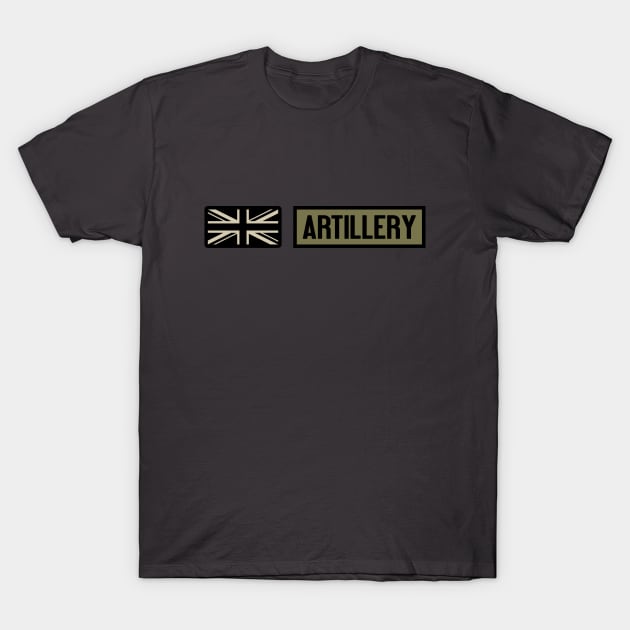 British Artillery T-Shirt by Jared S Davies